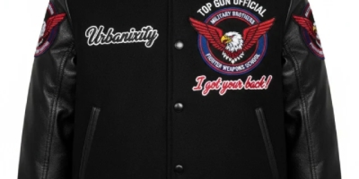 Urbanixity® Militaria Varsity Jacket – A Bold Fusion of Heritage and Streetwear