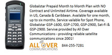 Globalstar Prepaid Plans | Reliable Satellite Freedom