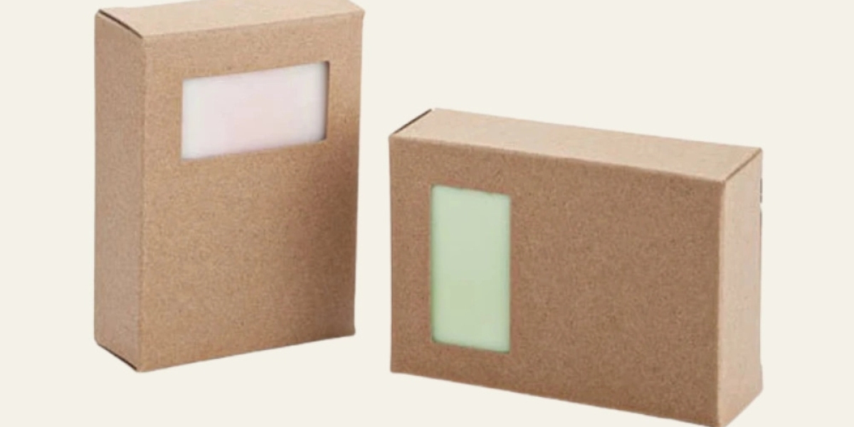 Kraft Soap Boxes with Rectangle Window Companies