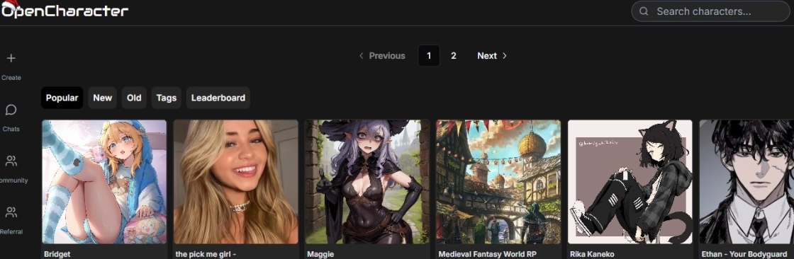 OpenCharacter AI Cover Image