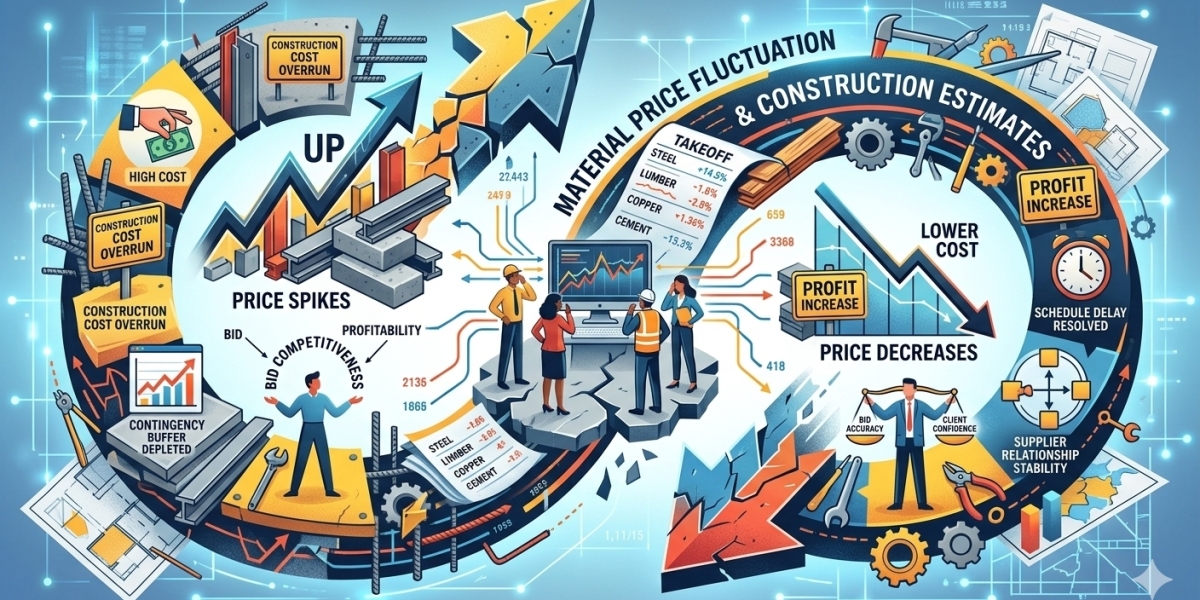 How Material Price Fluctuation Affects Construction Estimates
