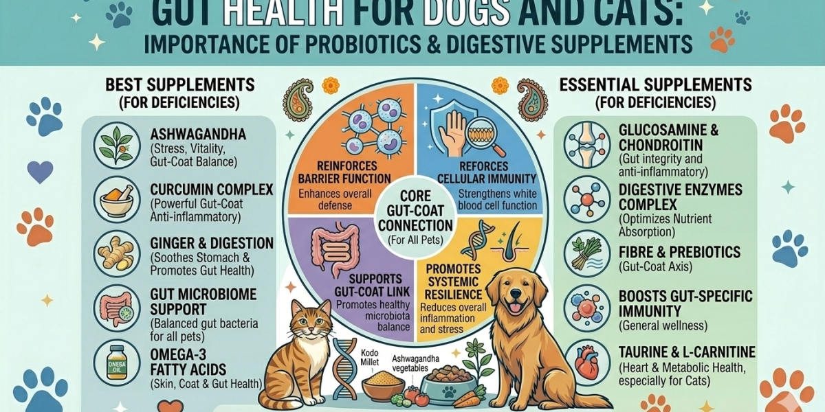 Gut Health for Dogs and Cats: Importance of Probiotics & Digestive Supplements