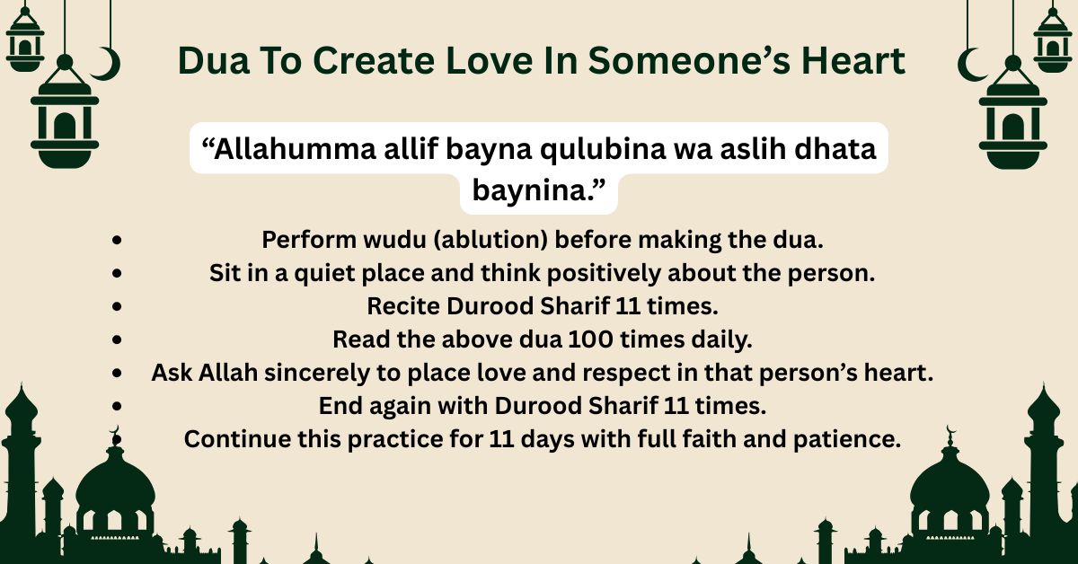 Dua To Create Love In Someone’s Heart – Faith Dua